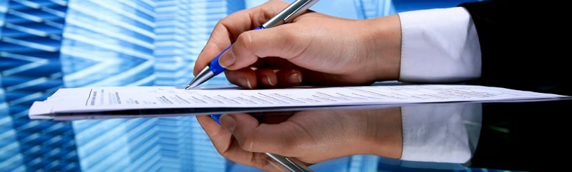 Signature de bail  