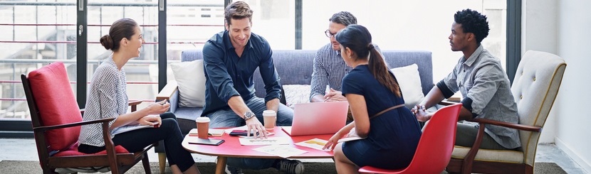 Réunion de start-up 