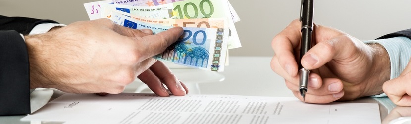 Factures et billets d'euros