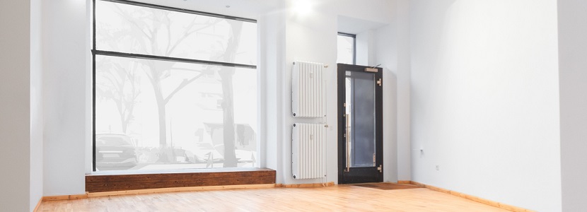 Piece de commerce vide 