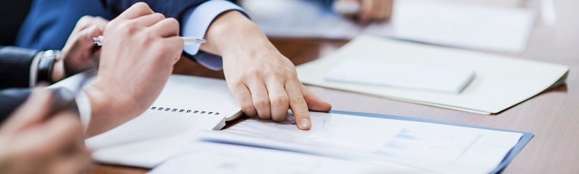 Réunion autour de la transmission d'entreprise 