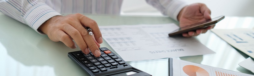  Un professionnel faisant les comptes