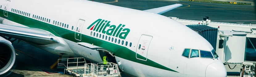 Avion de la compagnie Alitalia 