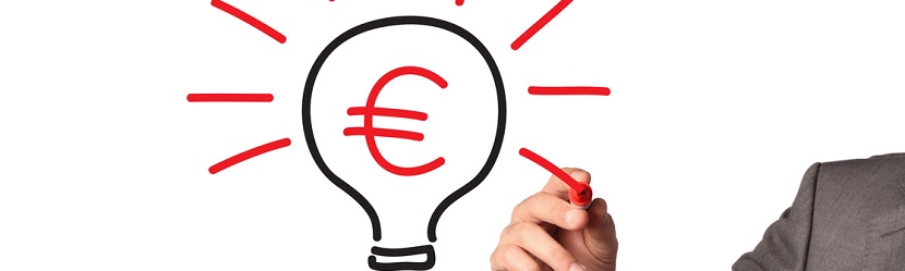  Une ampoule pour représenter l'idée de solution de financement