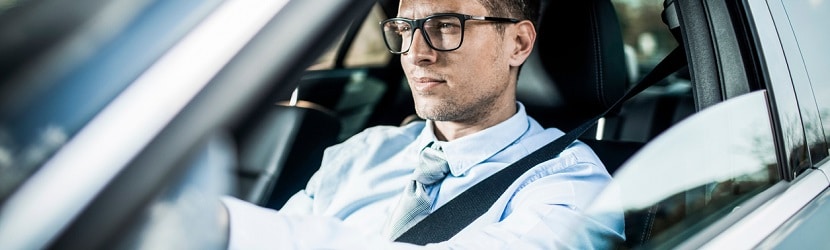 Professionnel en voiture 