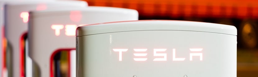 Bornes de rechargement Tesla 