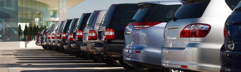 Ensemble de voitures SUV 