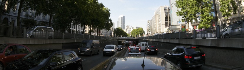 circulation de voitures à Bruxelles 