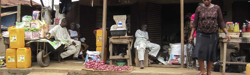 Commerce à Lagos, Nigéria 