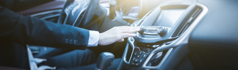 intérieur d'une voiture d'entreprise 