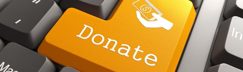 clavier ordinateur pour dons financiers