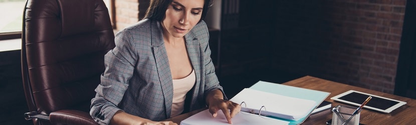 une femme d'entreprise