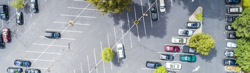 voitures sur parking