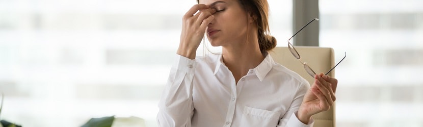 une femme au travail