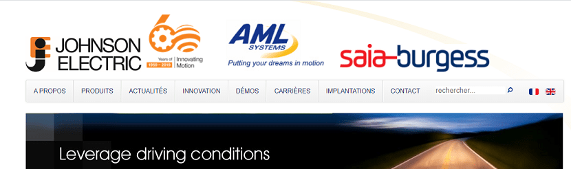 capture ecran du site AML Systems
