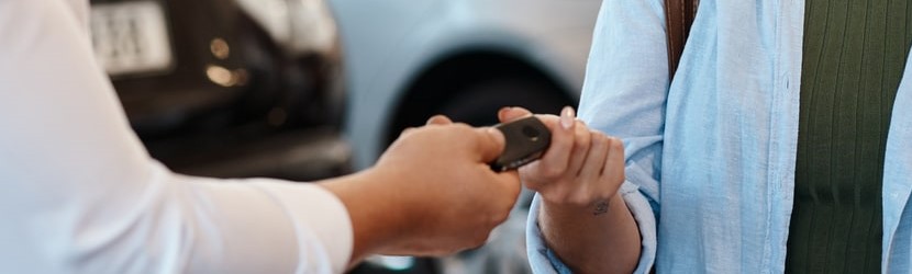 remise de clés de voiture