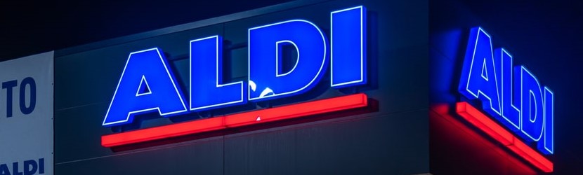 Vue générale d’un supermarché Aldi