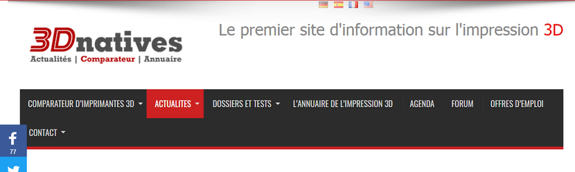  Capture du site 3D Start