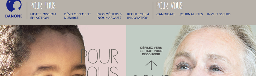 Capture du site Danonce 