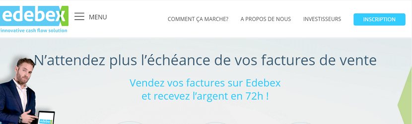 Capture du site Edebex