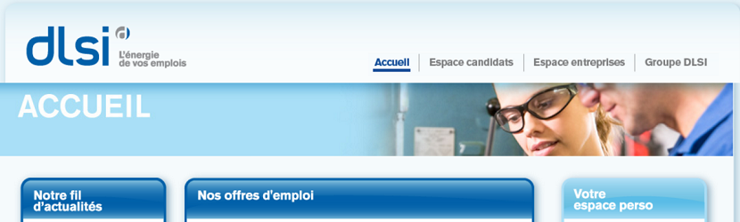 Capture du site Groupe Dlsi 