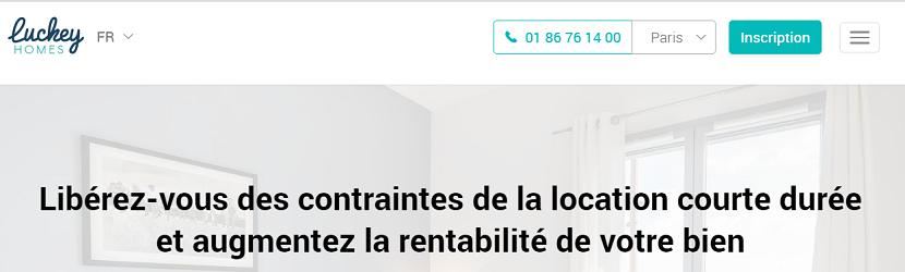 Capture du site Luckey Homes  