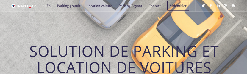 Capture du site Travelcar 