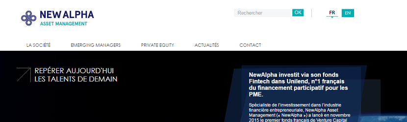 capture du site Newalpha 