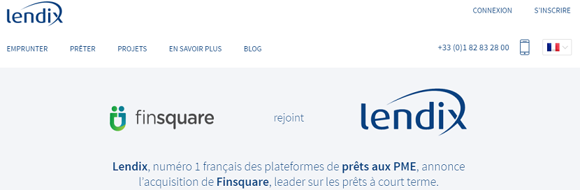 Rachat de Finsquare par Lendix