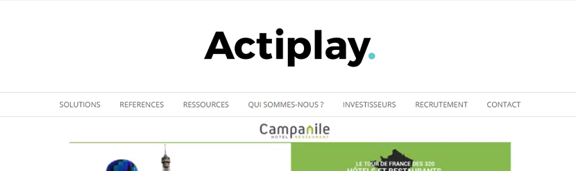 capture ecran du site Actiplay