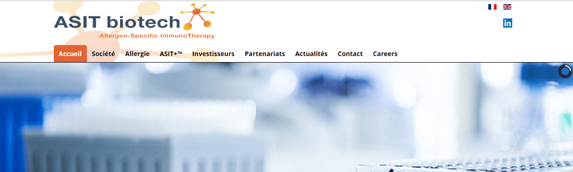 capture ecran du site Asit Biotech