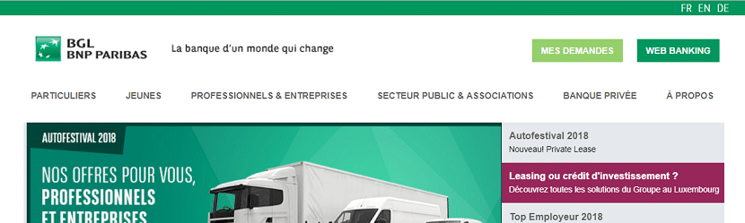 capture site BGL BNP Paribas 