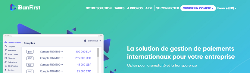 capture ecran site Ibanfirst