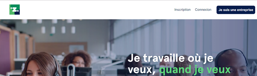 capture ecran site Iziwork 