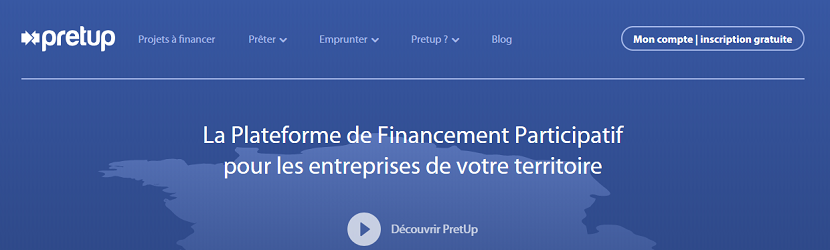 capture ecran site PretUp
