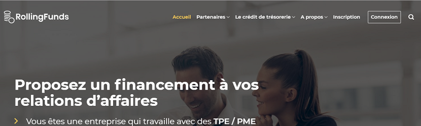 capture ecran du site Rollingfunds