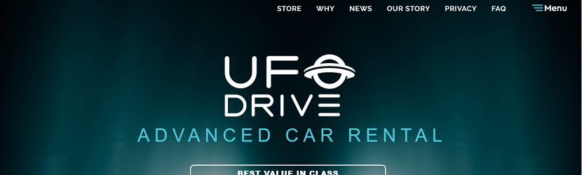 Capture ecran du site UFO Drive 