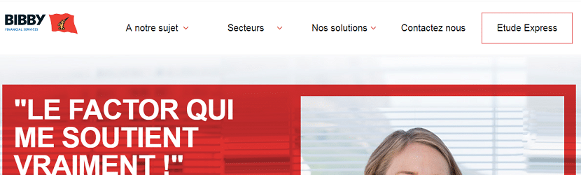 Capture du site Bibby Factor France 