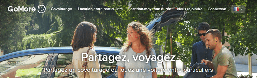cature du site GoMore  