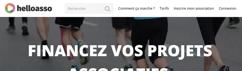  Capture du site Helloasso