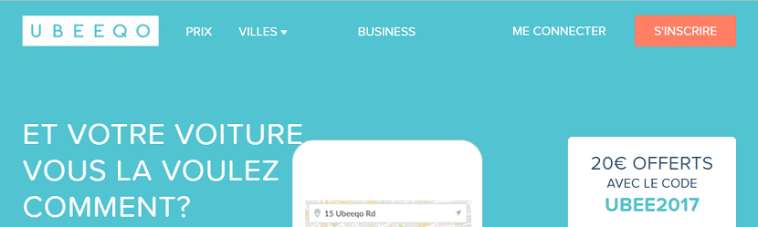  capture du site Ubeeqo