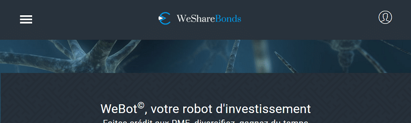 capture écran du site WeShareBonds